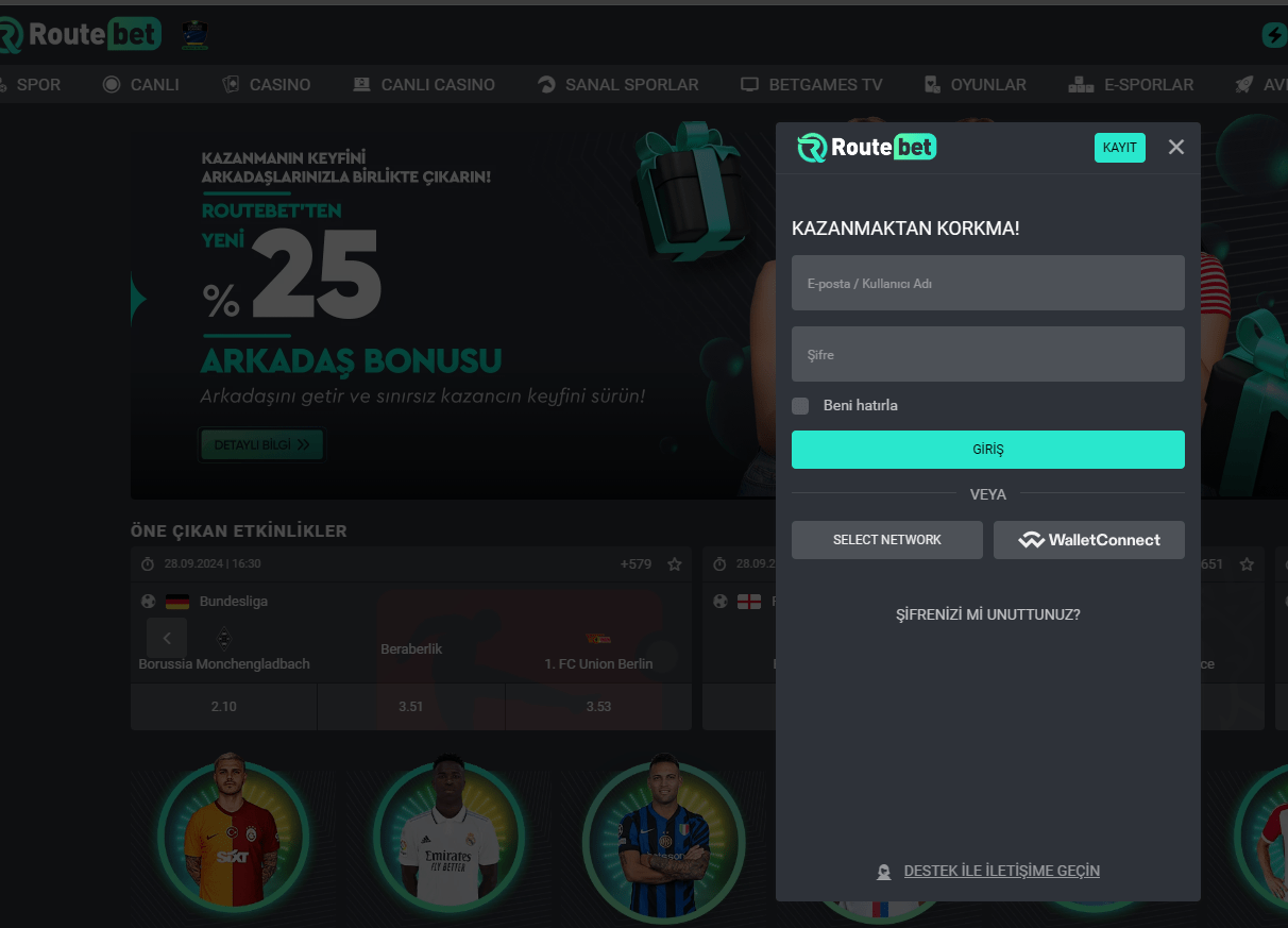 routebet yeni giriş